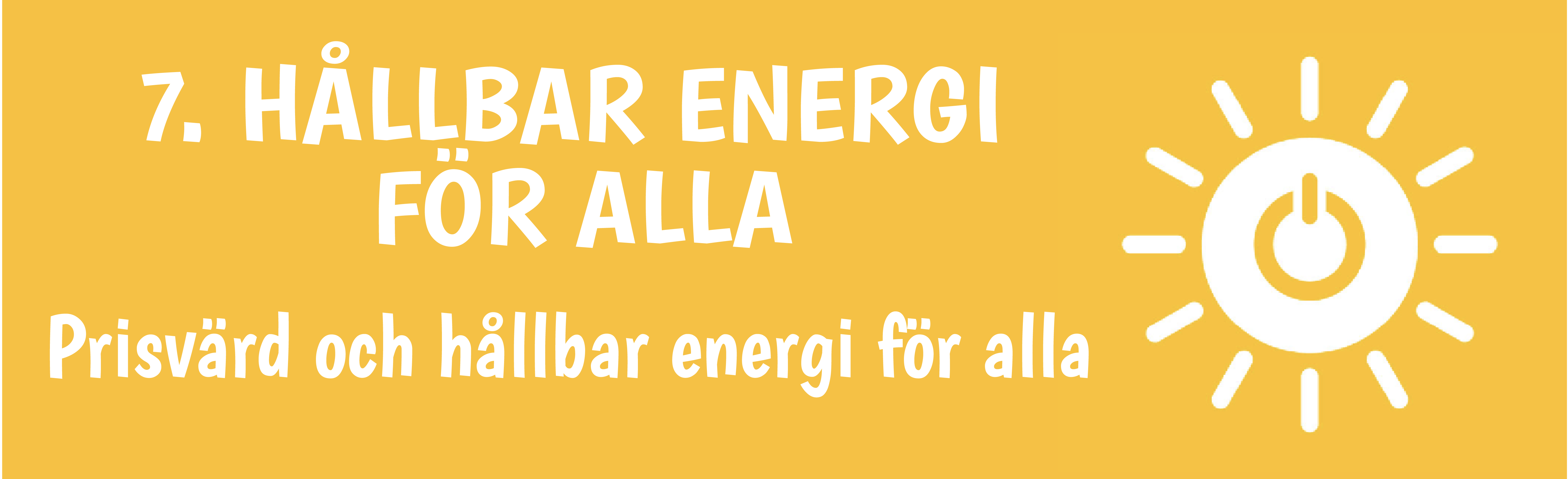 7. Hållbar energi för alla